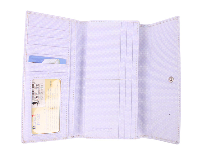 清仓价正品 与狼共舞钱包 真皮三折女式钱包 DW60826-11-第2张图