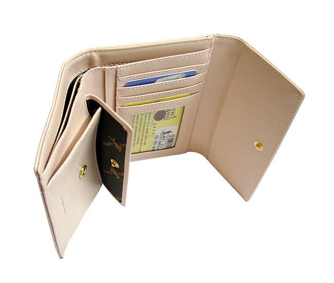 清仓价2013新款正品DW女士长款钱包竖款搭扣淑女女包三折皮夹多功能票夹 DW67414-21-第5张图