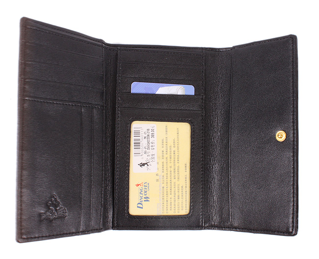 清仓价正品 与狼共舞钱包 真皮女士钱包 DWQ623200-21B-第4张图