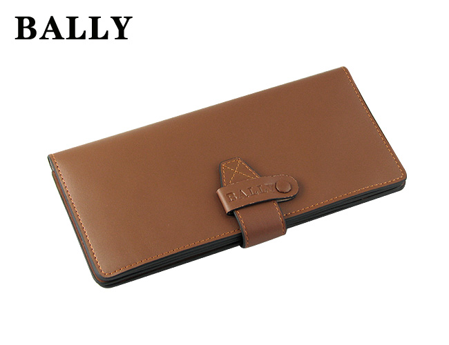 清仓价 Bally巴利男士真皮钱包 长款土黄色 280A-第2张图