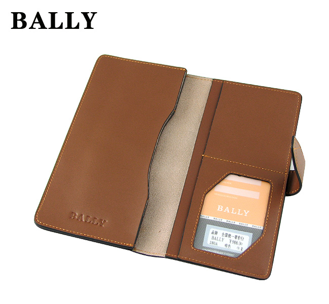 清仓价 Bally巴利男士真皮钱包 长款土黄色 280A-第3张图