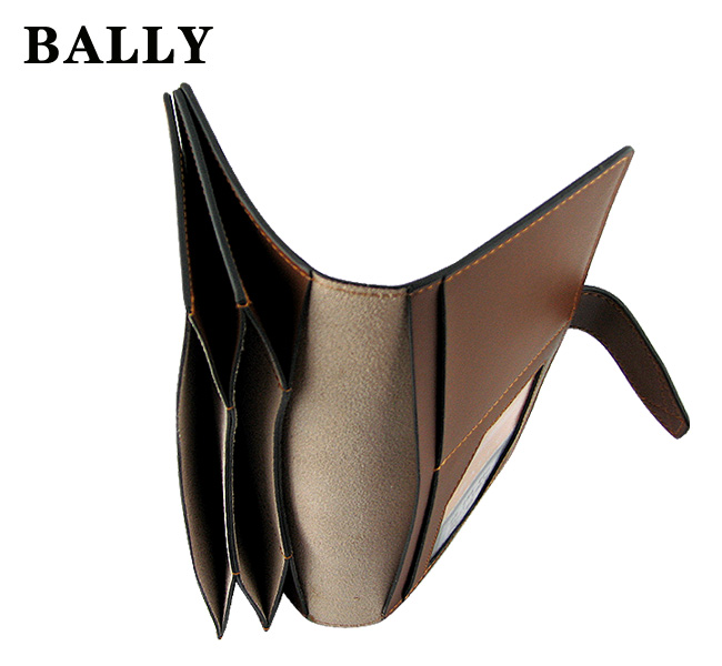 清仓价 Bally巴利男士真皮钱包 长款土黄色 280A-第4张图