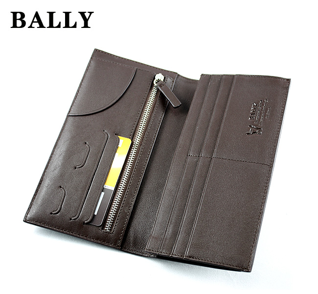 清仓价 Bally巴利男士真皮钱包 长款啡色 8165A-第3张图