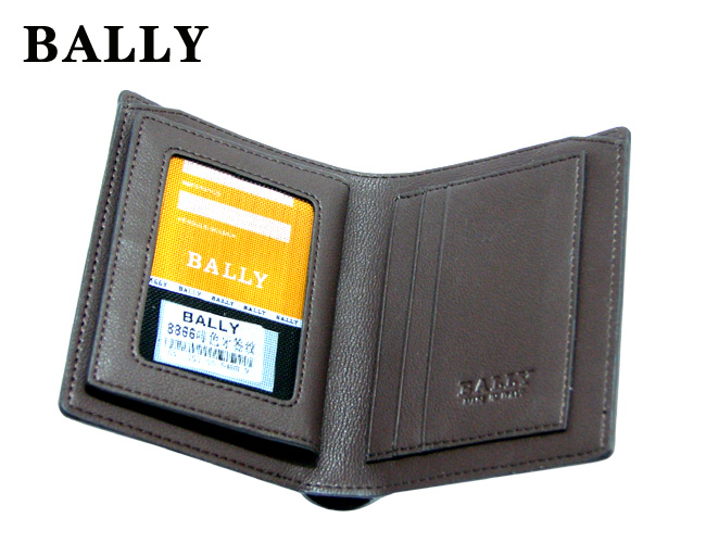 清仓价 Bally巴利男士真皮钱包 牙签纹坚款啡色 902B-第2张图