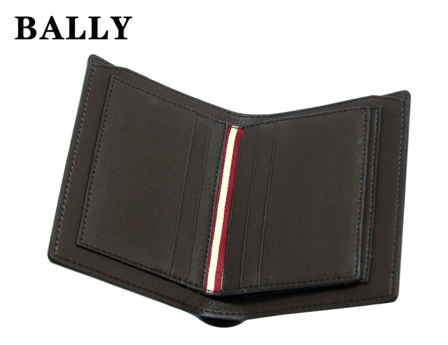 清仓价 Bally巴利男士真皮钱包 牙签纹坚款啡色 902B-第3张图