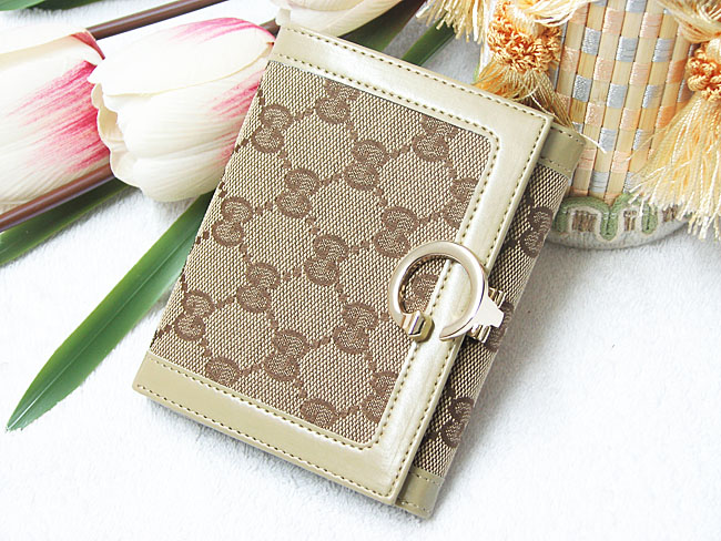 GUCCI古奇女士钱包 短款啡色 GU10-04-第0张图