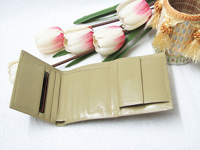 GUCCI古奇女士钱包 短款啡色 GU10-04-第2张图