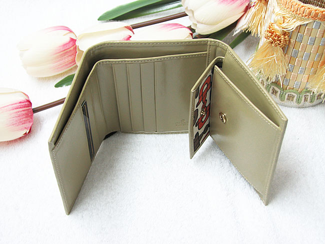 GUCCI古奇女士钱包 短款啡色 GU10-04-第3张图