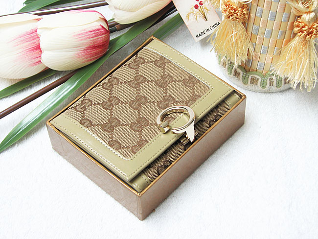 GUCCI古奇女士钱包 短款啡色 GU10-04-第4张图