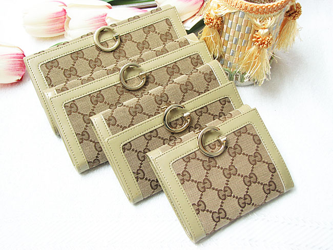GUCCI古奇女士钱包 短款啡色 GU10-04-第5张图