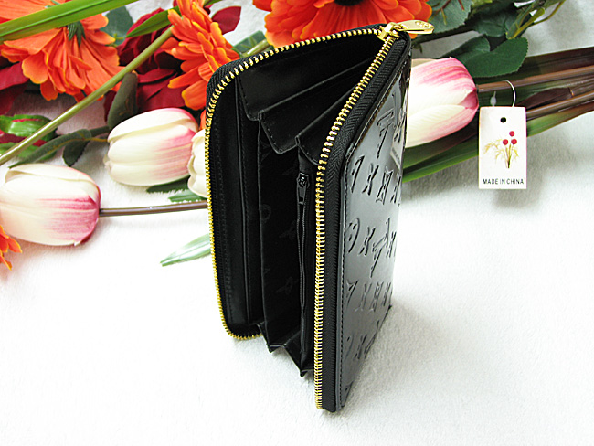 LV路易威登女士拉链钱包 单拉黑色 LV-61007K-第2张图