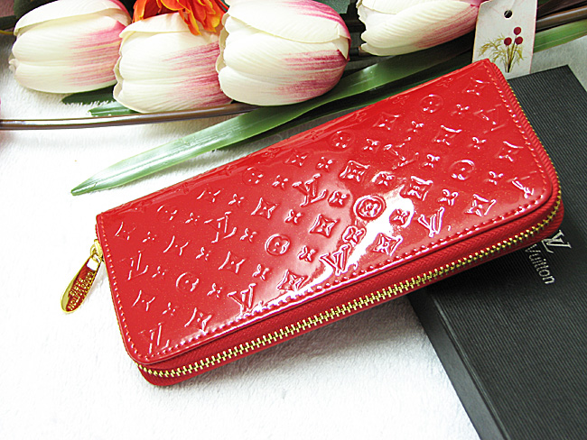 LV路易威登女士拉链钱包 红色 LV-813-A-第0张图