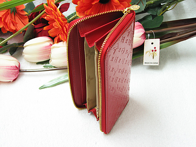 LV路易威登女士拉链钱包 红色 LV-813-A-第2张图