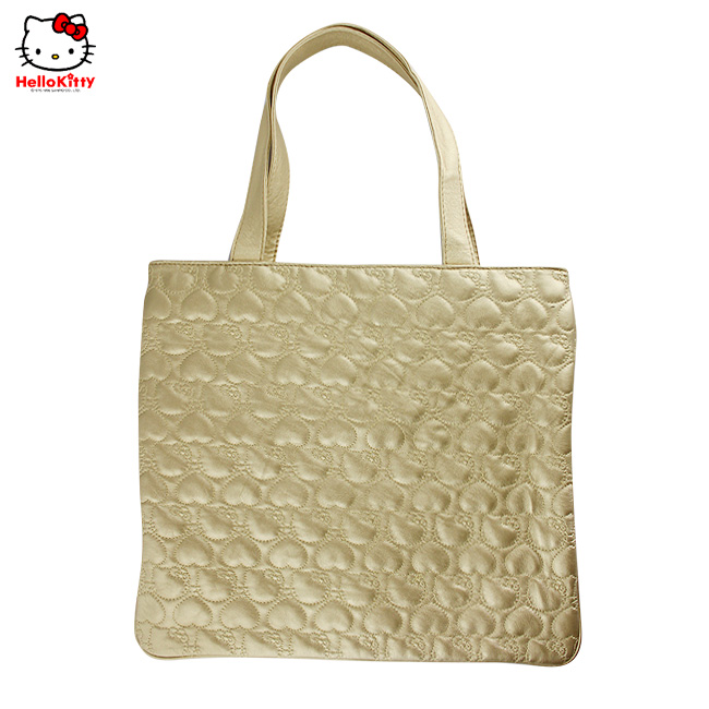 HelloKitty绣桃心金色女士手提包-肩包 HK-2010-XJ-第1张图