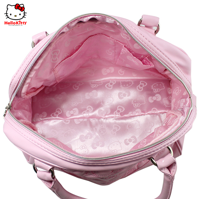 HelloKitty绣桃心粉色女士手提包 HK-2020-XF-第2张图