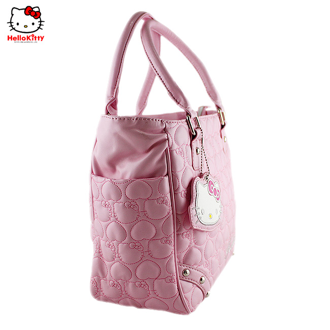 HelloKitty绣桃心粉色女士手提包 HK-212-XF-第2张图