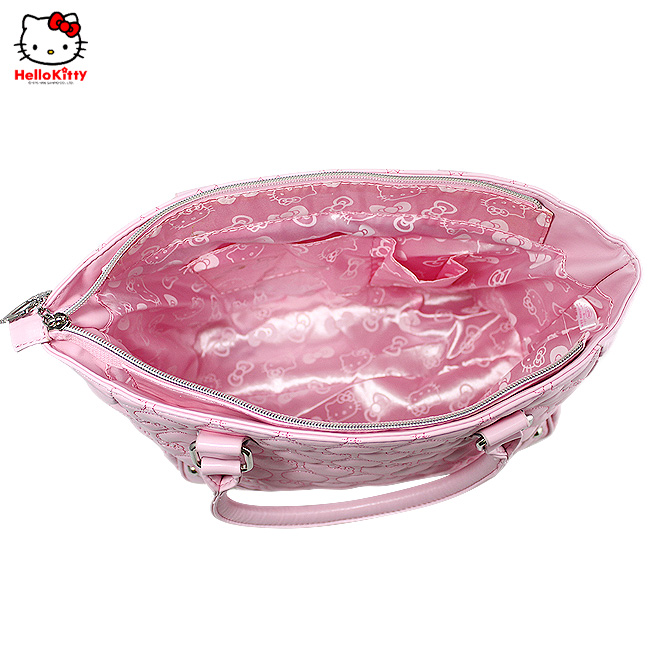 HelloKitty绣桃心粉色女士手提包 HK-212-XF-第3张图
