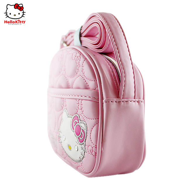 HelloKitty绣桃心粉色女士肩包-挎包 HK-3006-XF-第2张图