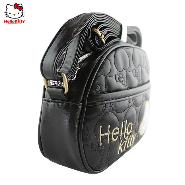 HelloKitty绣桃心黑色女士肩包-挎包 HK-3006-XH-第2张图