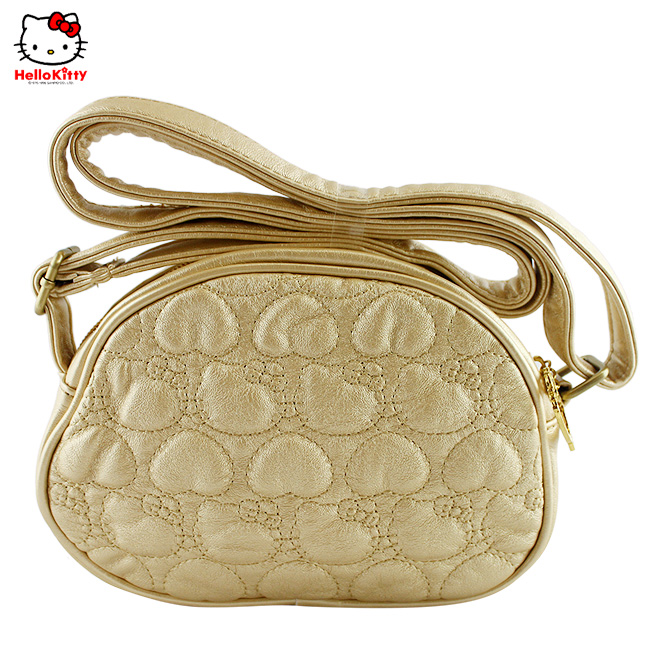 HelloKitty绣桃心金色女士肩包-挎包 HK-3006-XJ-第1张图