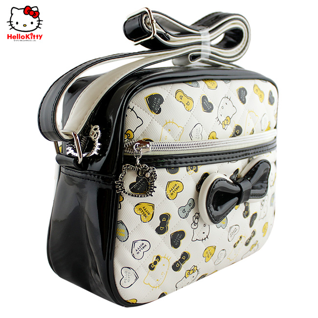 HelloKitty绣方格印花黑色女士肩包 HK-3007-HH-第2张图