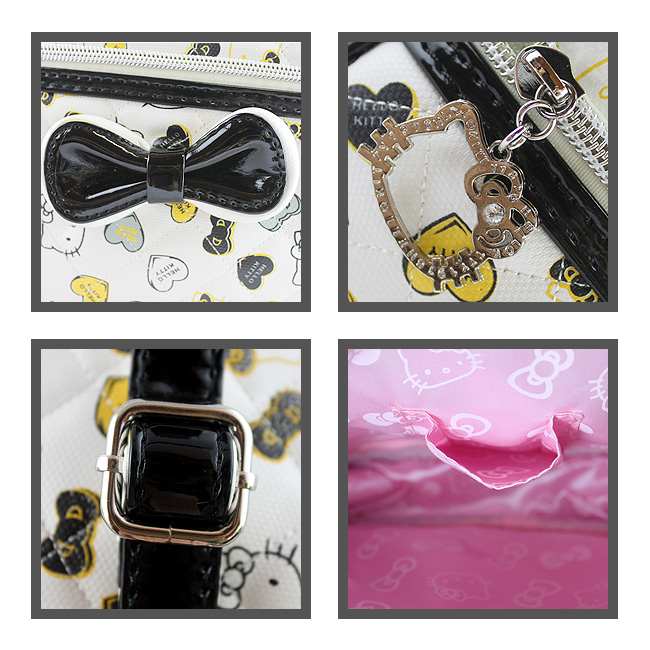 HelloKitty绣方格印花黑色女士肩包 HK-3007-HH-第4张图