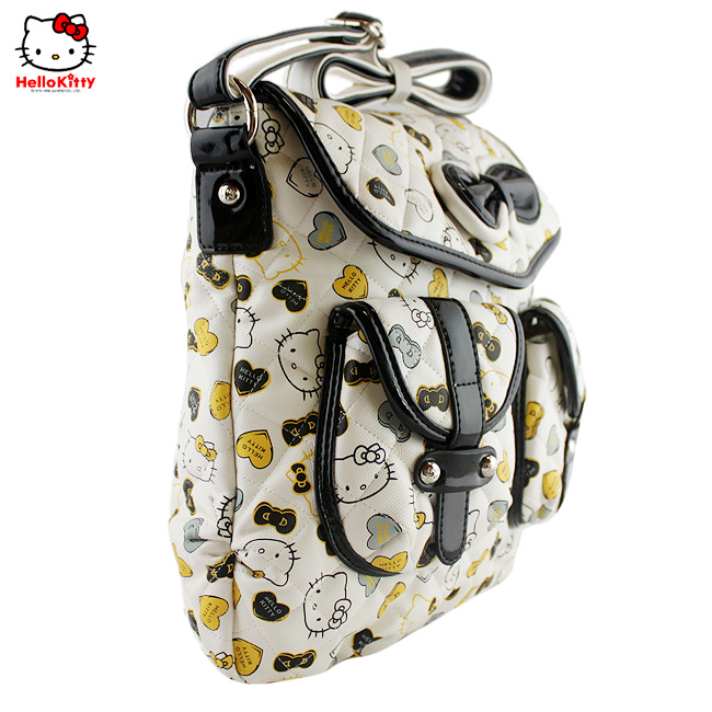 HelloKitty绣方格印花黑色女士肩包 HK-8806-HH-第2张图