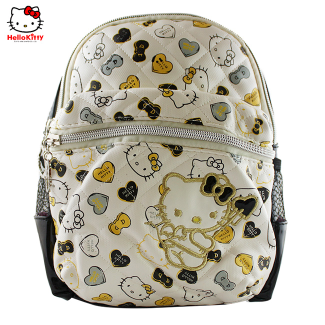 HelloKitty绣方格印花黑色背包 HK-8807-HH-第0张图