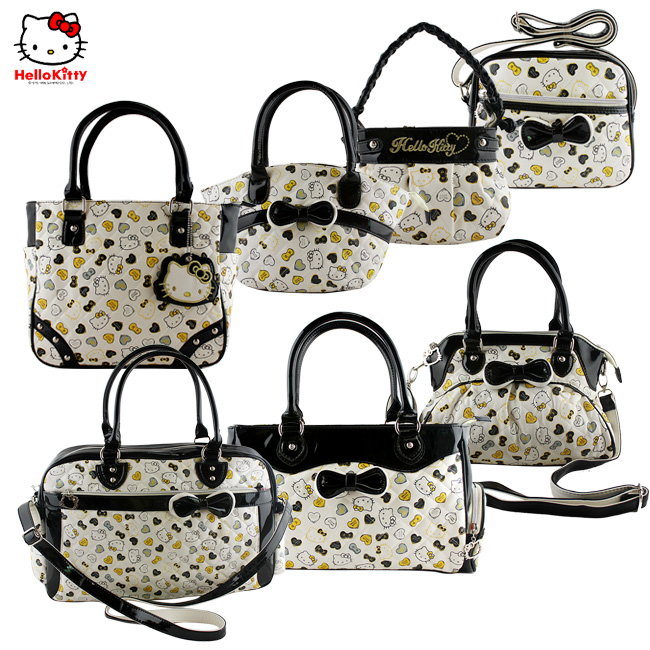 HelloKitty绣方格印花黑色背包 HK-8807-HH-第6张图