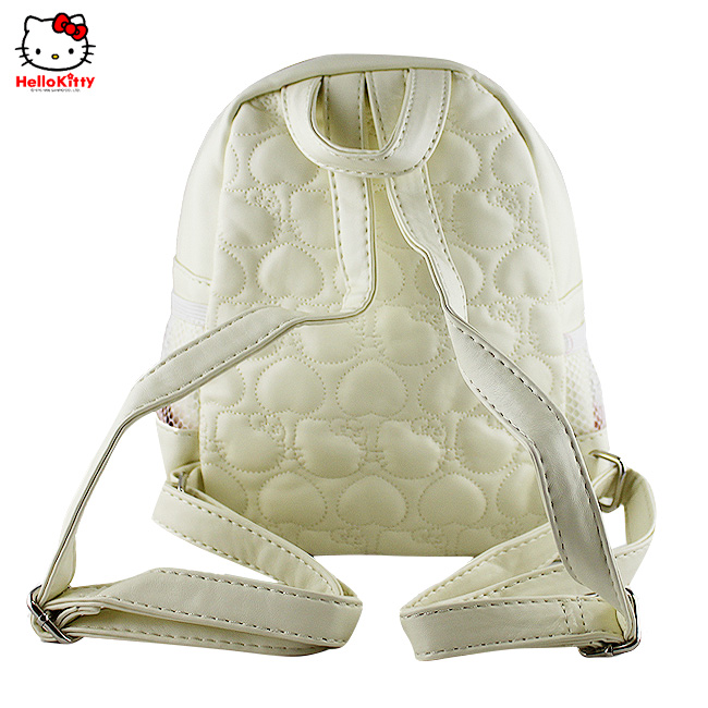 HelloKitty绣桃心米白色背包 HK-8807-XB-第1张图