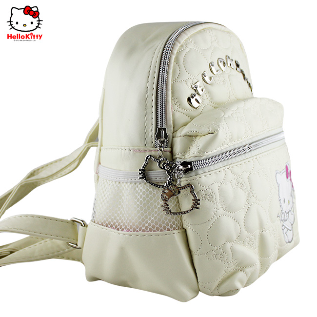 HelloKitty绣桃心米白色背包 HK-8807-XB-第2张图