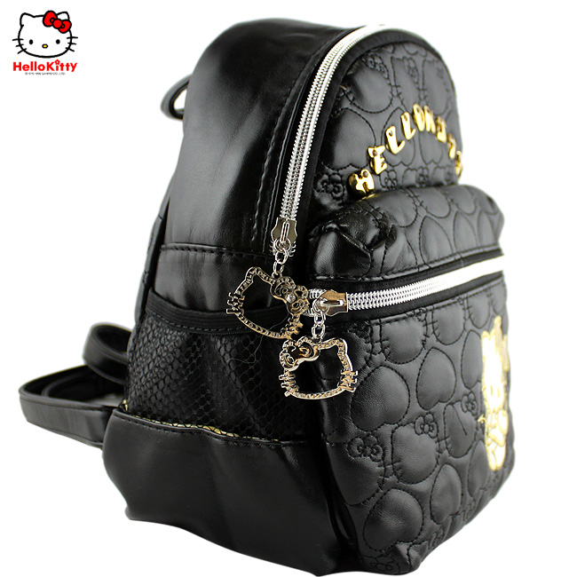 HelloKitty绣桃心黑色背包 HK-8807-XH-第2张图