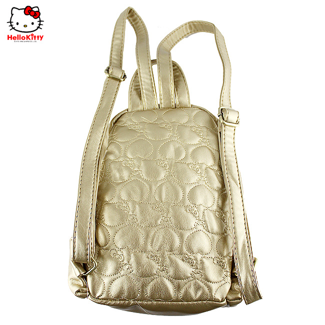 HelloKitty绣桃心金色背包 HK-8807-XJ-第1张图