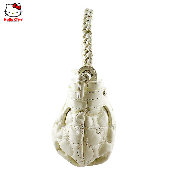 HelloKitty绣桃心白色女士手提包 HK-9020-XB-第2张图
