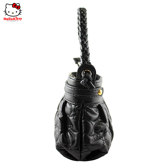 HelloKitty绣桃心黑色女士手提包 HK-9020-XH-第2张图