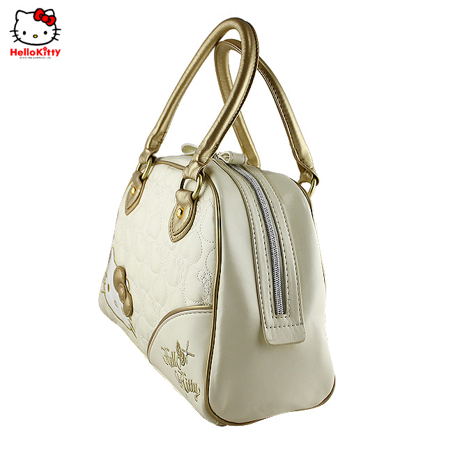HelloKitty绣桃心米白色女士手提包 HK-9030-XB-第2张图