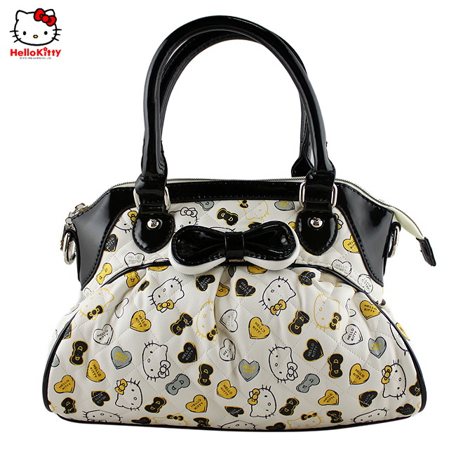 HelloKitty绣方格印花黑色女士手提包-挎包 HK-9031-HH-第1张图