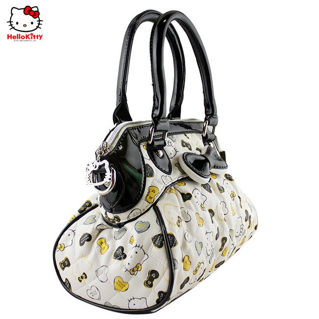 HelloKitty绣方格印花黑色女士手提包-挎包 HK-9031-HH-第3张图