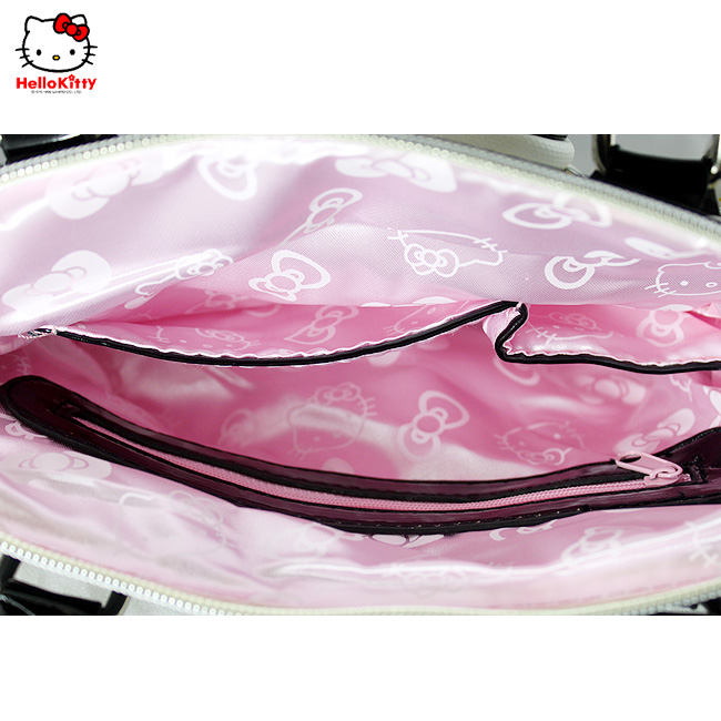 HelloKitty绣方格印花黑色女士手提包-挎包 HK-9031-HH-第4张图