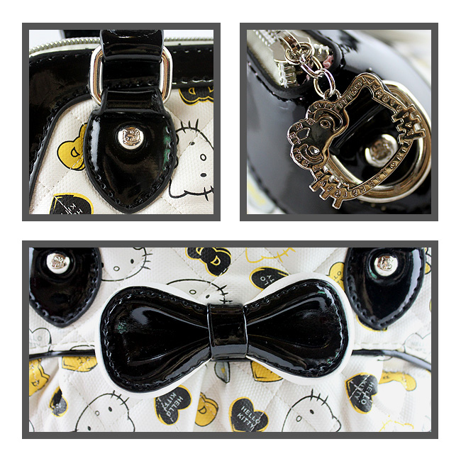 HelloKitty绣方格印花黑色女士手提包-挎包 HK-9031-HH-第6张图