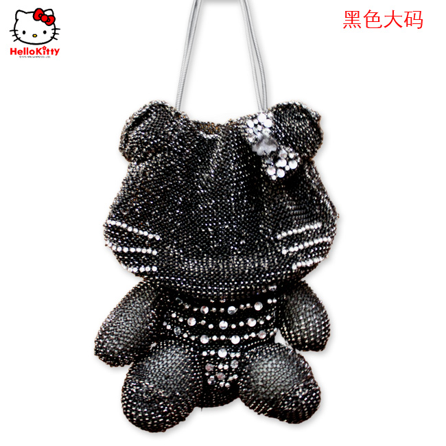 HelloKitty限量版明星款 范冰冰、舒琪款女士肩包 黑色大码 HK-B-H-第0张图