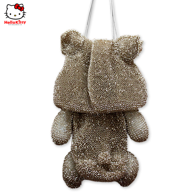 HelloKitty限量版明星款 范冰冰、舒琪款女士肩包 金色大码 HK-B-J-第1张图