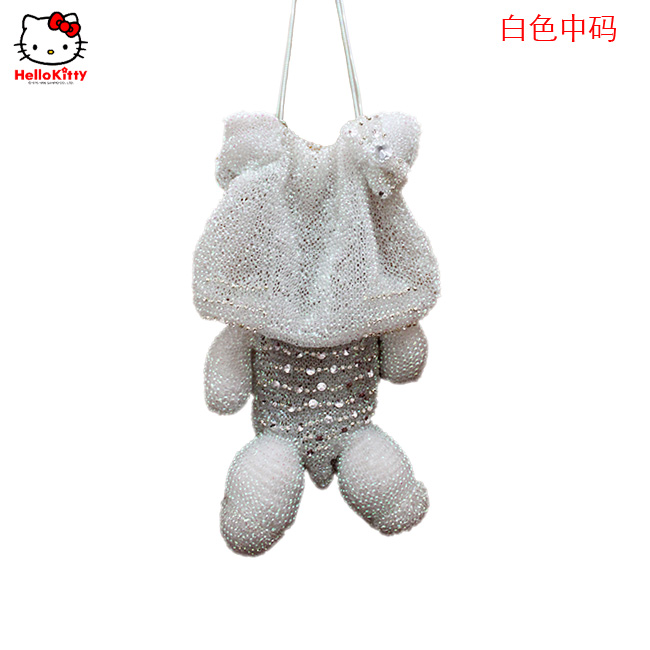 HelloKitty限量版明星款 范冰冰、舒琪款女士肩包 白色中码 HK-M-B-第0张图