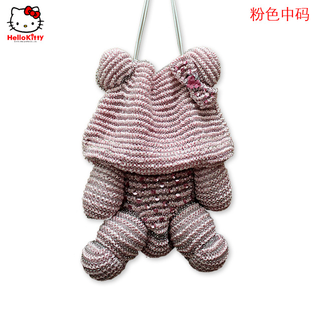 HelloKitty限量版明星款 范冰冰、舒琪款女士肩包 粉色中码 HK-M-F-第0张图