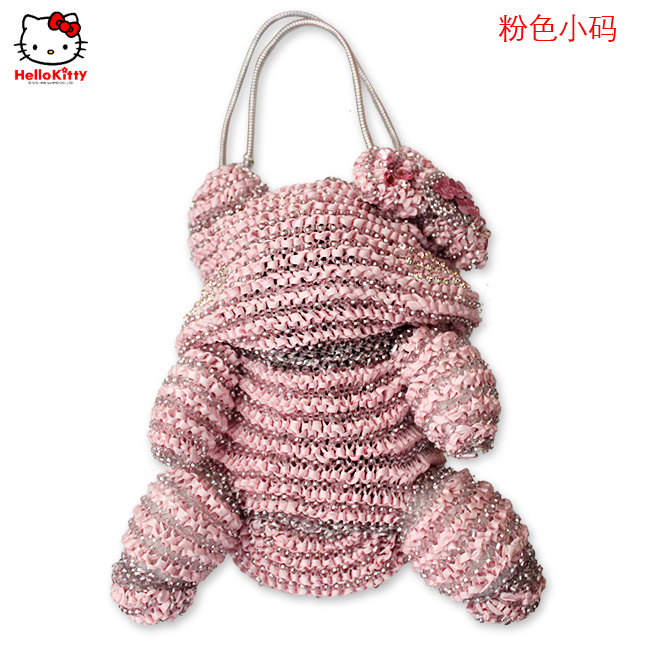 HelloKitty限量版明星款 范冰冰、舒琪款女士肩包 粉色小码 HK-S-F-第0张图