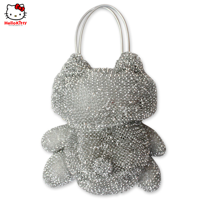HelloKitty限量版明星款 范冰冰、舒琪款女士肩包 银色小码 HK-S-Y-第1张图