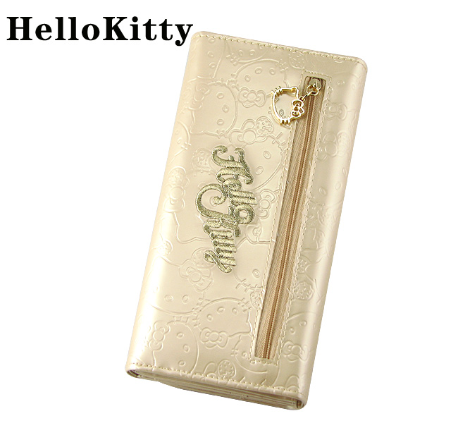 HelloKitty女士长款金色钱包 HK005-YJ-第1张图