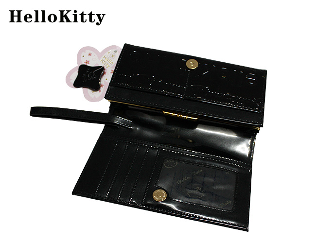 HelloKitty女士真皮钱包 长款黑色 HK011-PH-第2张图