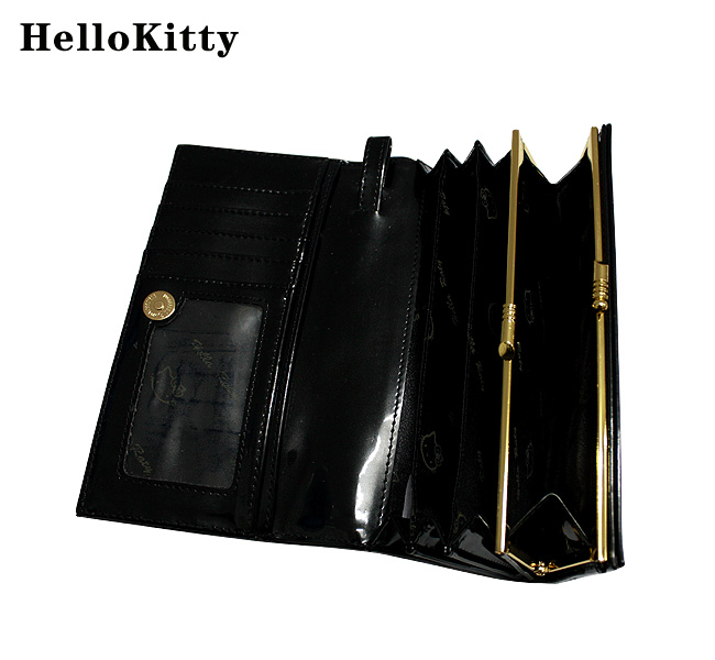 HelloKitty女士真皮钱包 长款黑色 HK011-PH-第3张图