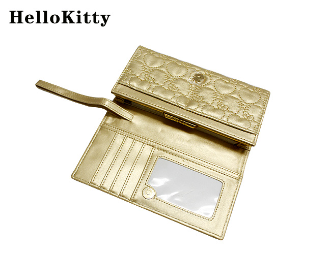 HelloKitty女士钱包 长款绣金 HK011-XTJ-第2张图